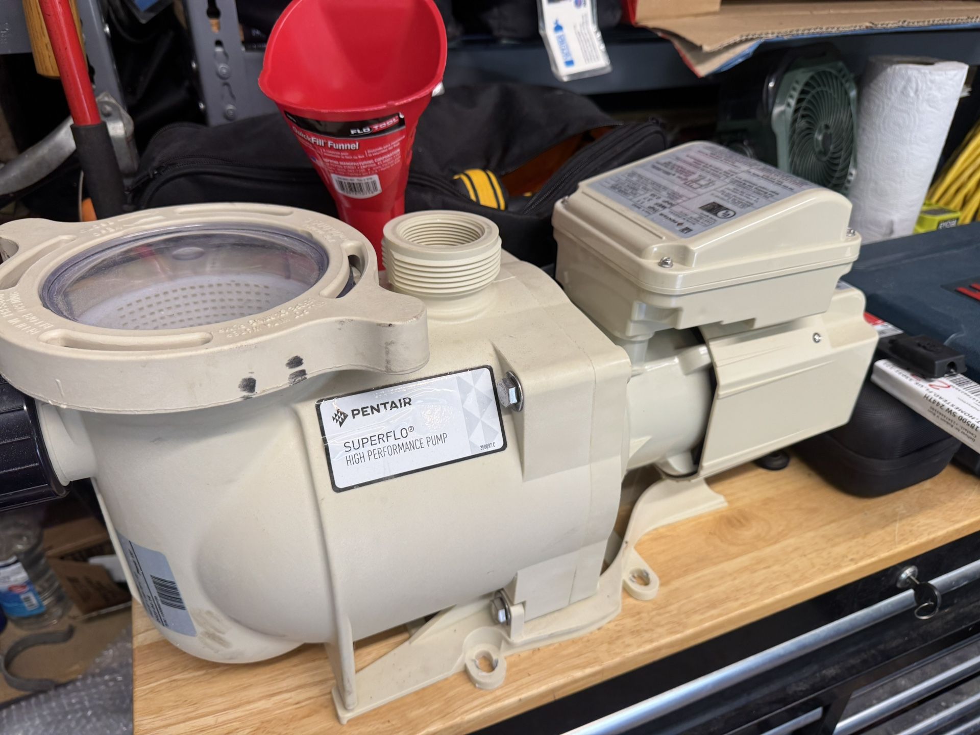 Pentair SuperFlo High Performance 1.1 hp pool pump $550