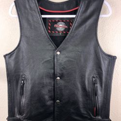Milwaukee Leather Vest Mens Medium Like New