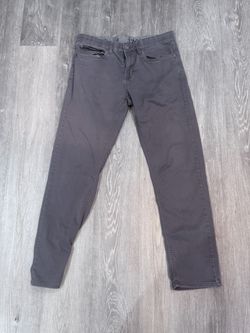 Gray Slim Fit Pants