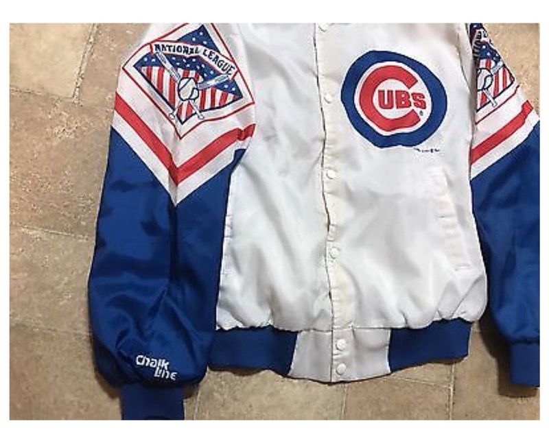 Vintage Chicago Cubs 1989 Chalk Line Jacket Size Large