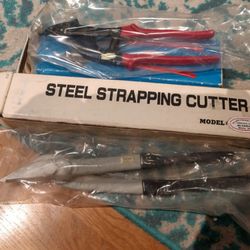 2 Steel Strapping Cutters, New 