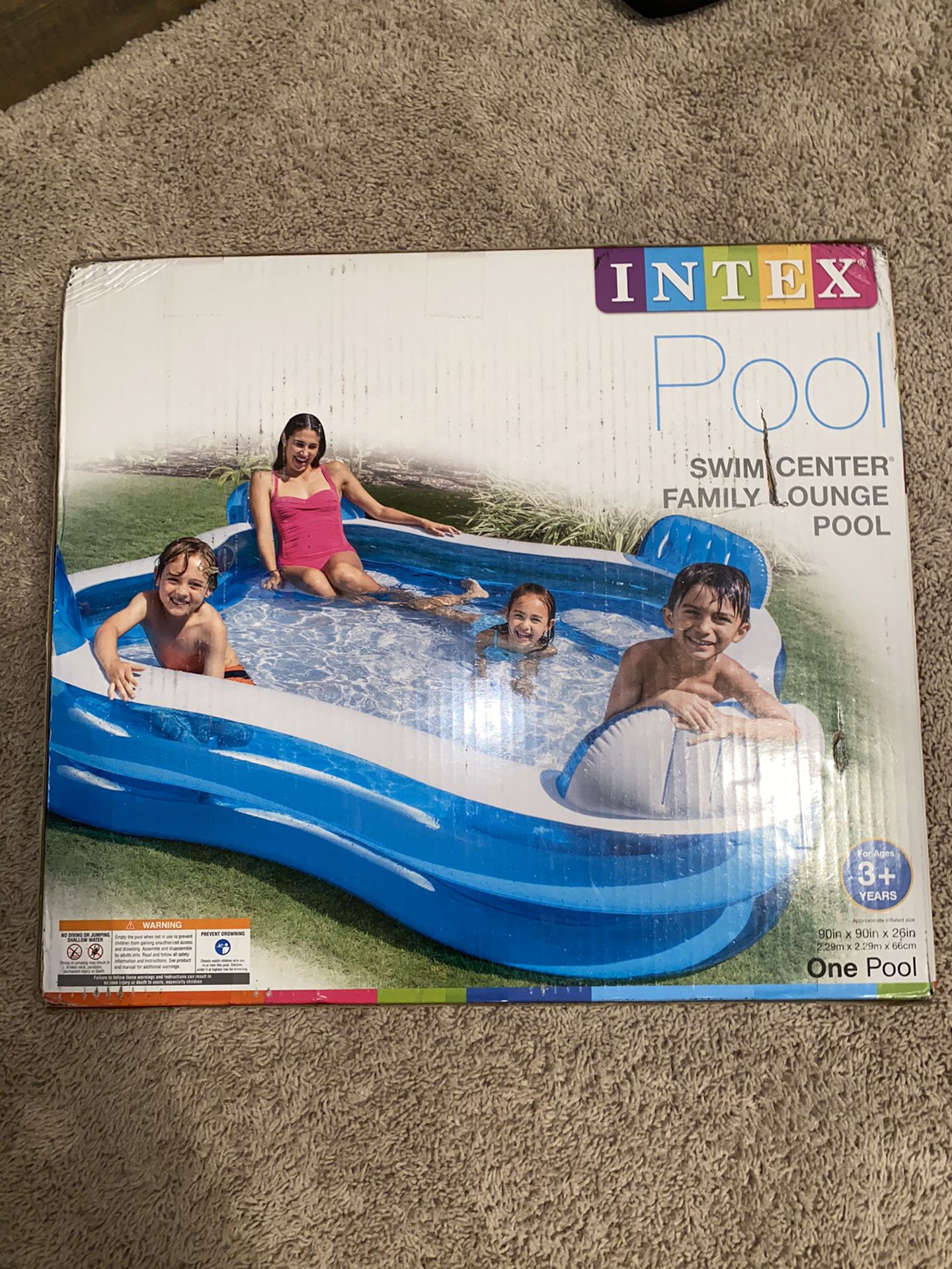 Brand New Inflatable Pool 4 Seats