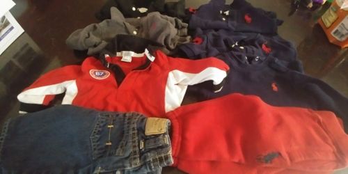 Used baby clothes 3 to 6 mo.