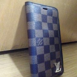 Louise Vitton Iphone Magnetic Wallet Case