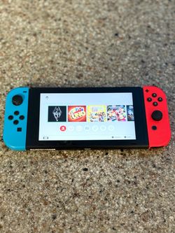 Nintendo Switch with Neon Joy-Cons