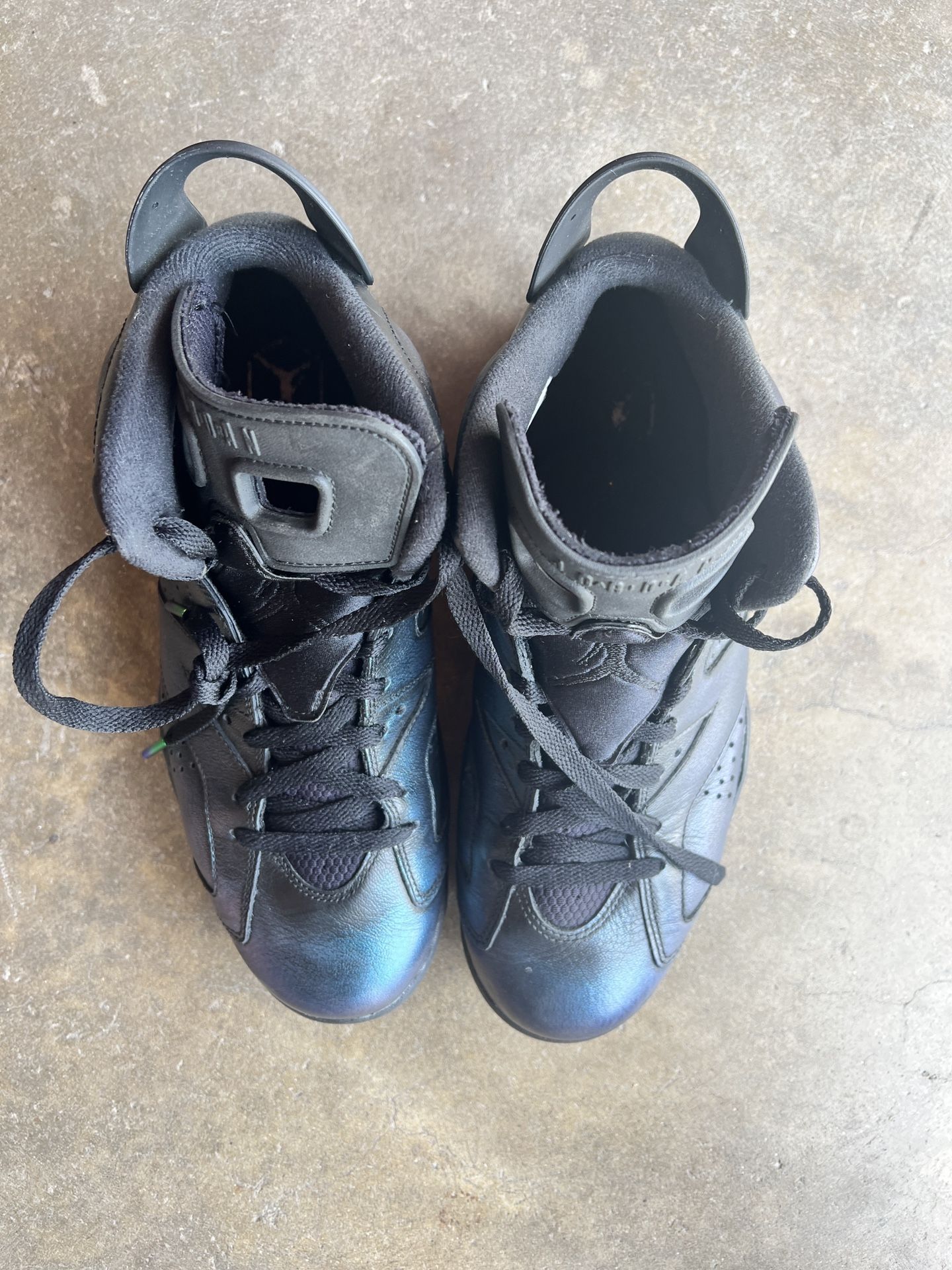 Nike Air Jordan 6 All Star Chameleon - Iridescent Jordan 6 Retro All-Star Chameleon Shoes (10.0) – Bell Lap  main image 2