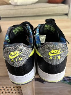Nike Air Force 1 Black Volt, Men’s 8.5