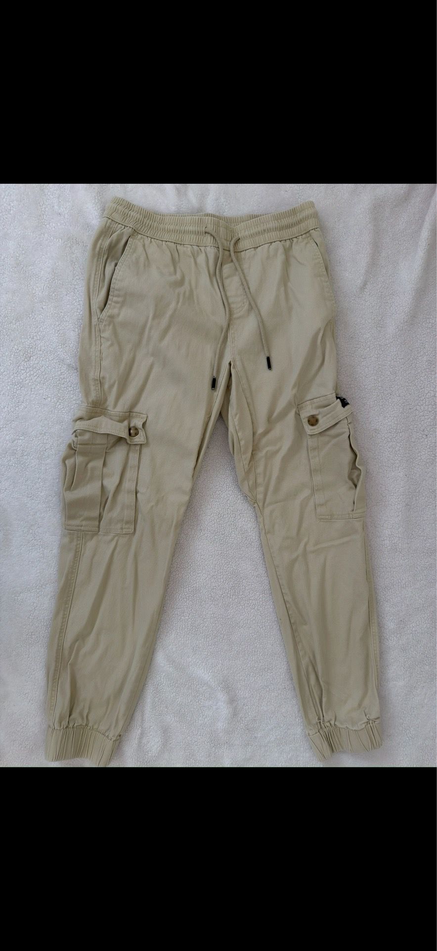 WESC cargo white pants