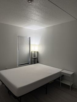 Bed Frame& Mattress(price negotiable)