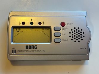 Korg GA-30 Digital Guitar/Bass Tuner - Pocket Size