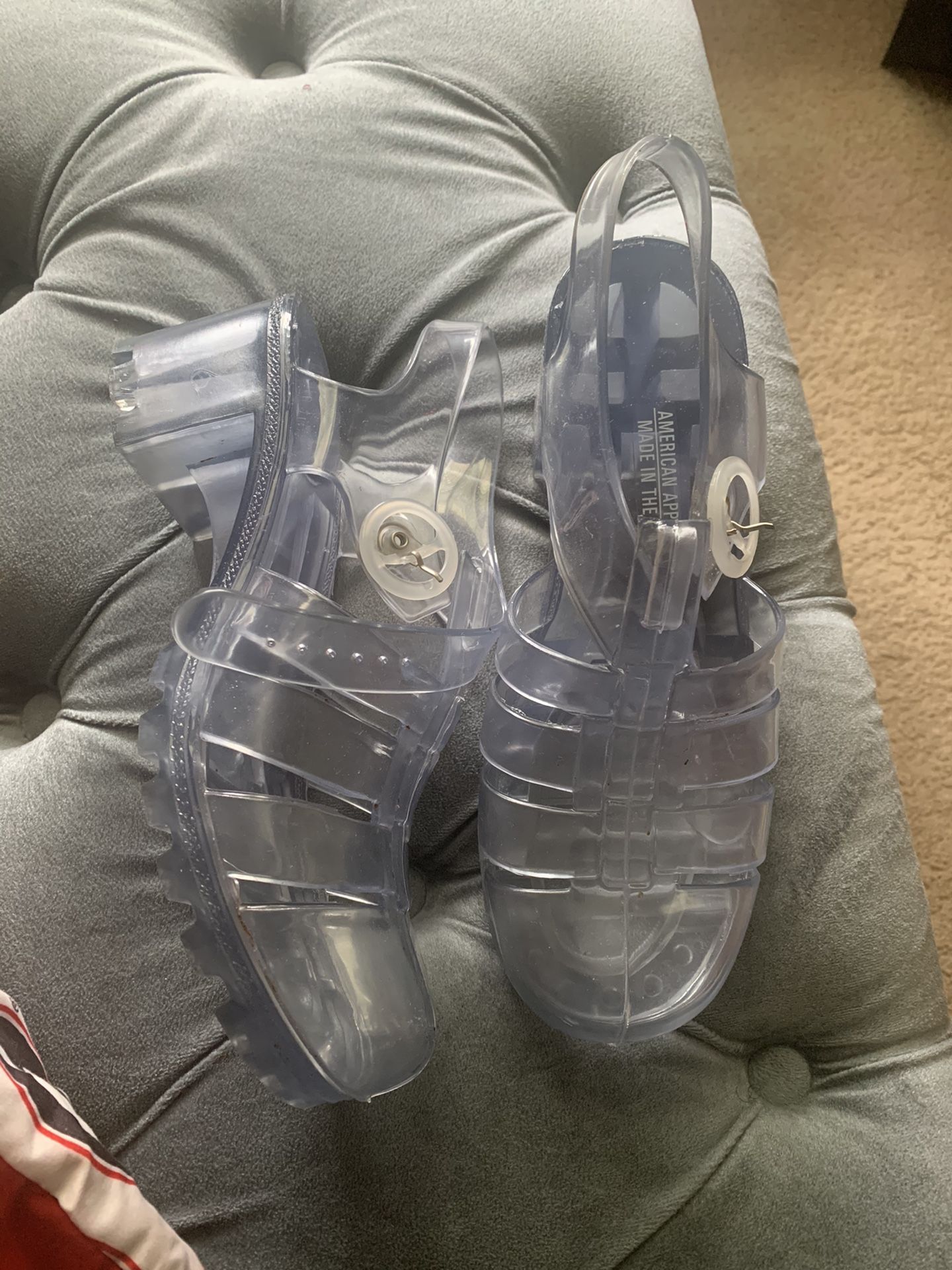 Clear Heel Sandal