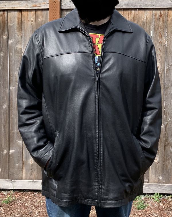M. Julian men’s 3XLT genuine leather jacket for Sale in Marysville, WA
