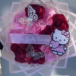 Will you be my valentine bouquet $50 