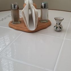 Napkin Holder, S&P Shaker, Toothpick Holder