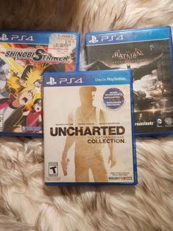 Uncharted, Naruto, And Batman Arkham Knight