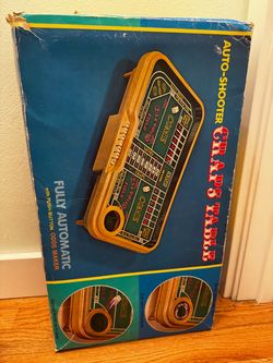 Vintage Auto-Shooter Craps Table Game