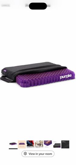 Purple Simply Seat Cushion, Lightweight 1.25" Low-Profile Gel Seat Cushion
