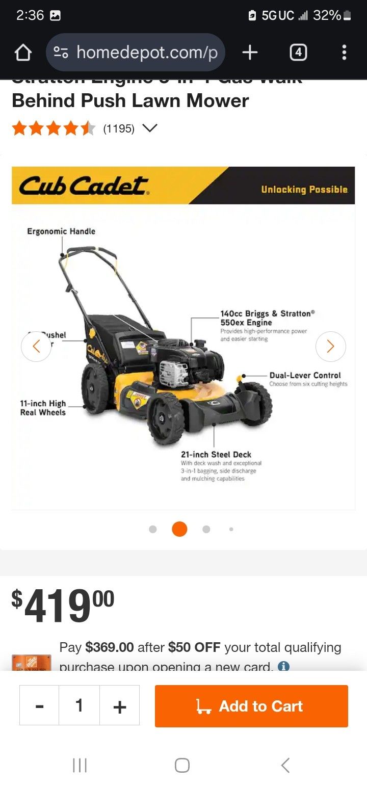 Club Clark Lawn Mower