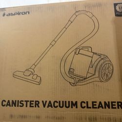 Aspiron 1700W Canister Vacuum Cleaner, 45Kpa Bagless Vacuum Cleaner, Multi-Cyclonic Filtration, 2 Anti-Allergen HEPA Filters, 3.5QT Dust Cup, 4 Tools,