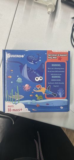 Brand New Splash Pad Ocean Design
