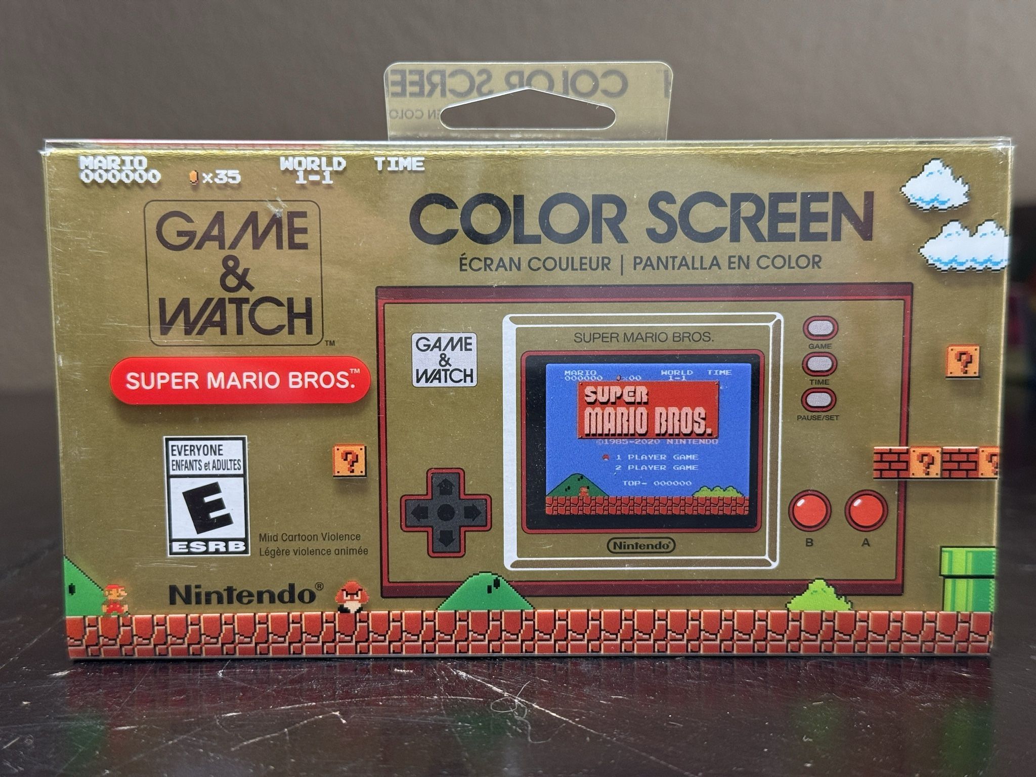 NINTENDO SUPER MARIO BROS. 1&2 GAME & WATCH 2020 Anniversary Edition