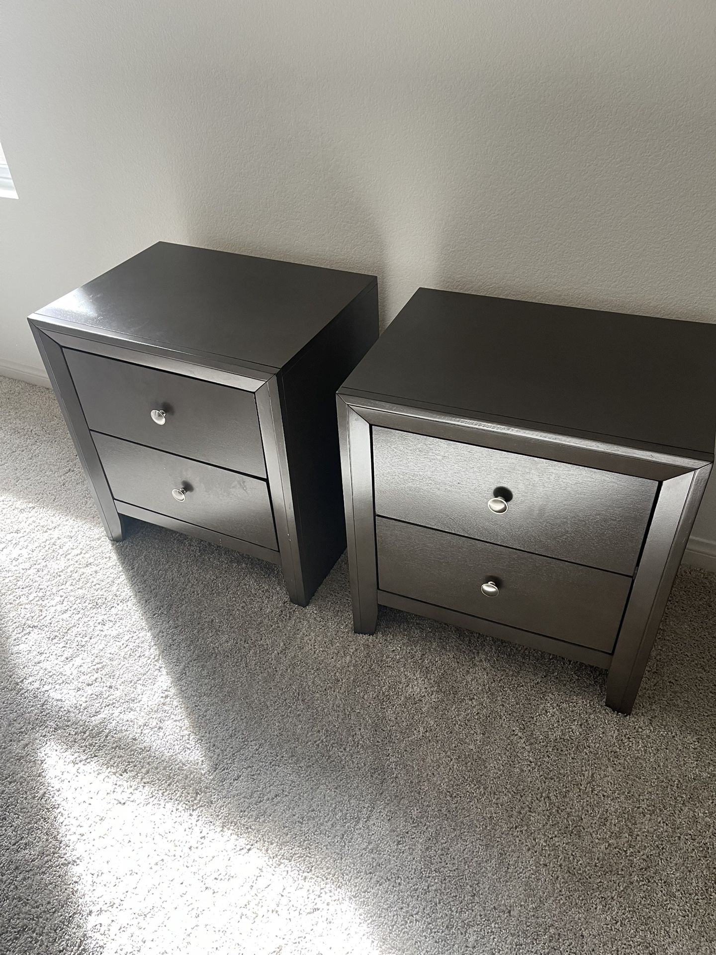 2 DRAWER NIGHTSTANDS (2 Pieces)