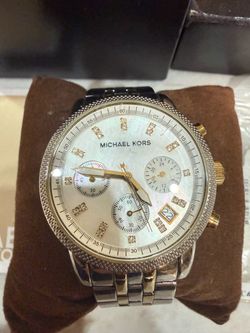 Michael Kors Chronograph 2 Tone Watch