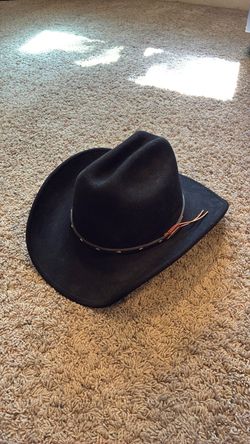 Black Felt Cowboy Hat