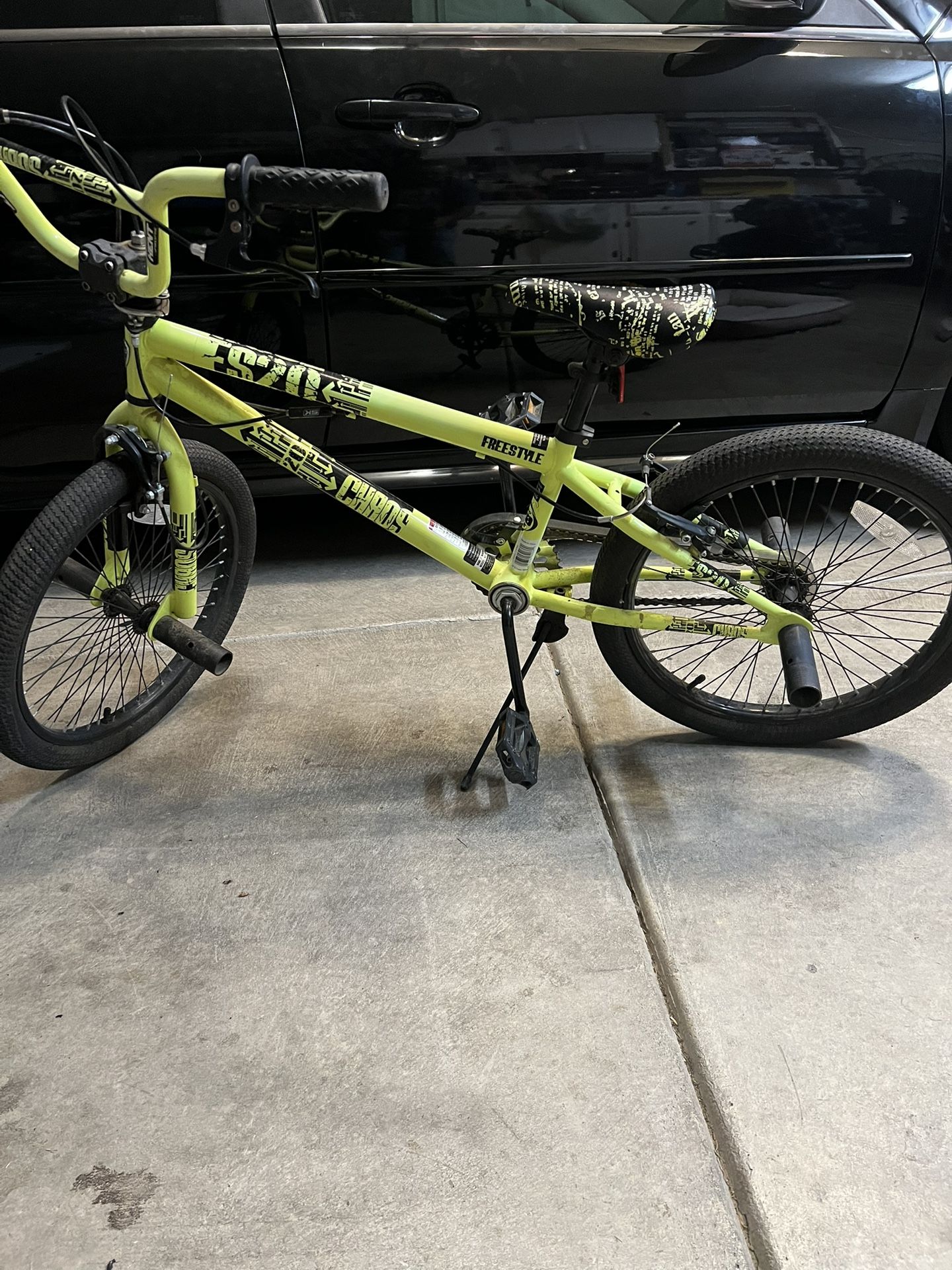 Bike and rocking chair