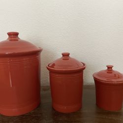 Fiesta canister set in Paprika color