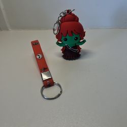 Vintage Beetlejuice  Mis Argentina keychain 