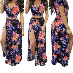 Women Sexy 2 Piece Dress Skirt 