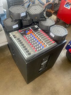 Gemini ZRX-S18BT, 11 DJ performance lights package deal