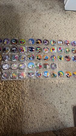Vintage 90s USA States & Capital Caps Milk Caps Pogs Lot - Massive Collection
