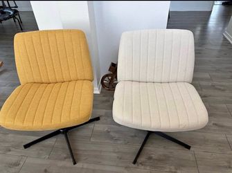 Armless Cross Legged Office Chair No Wheels 2 for $120