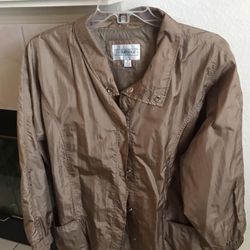 Gently worn windbreaker jackets