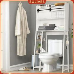 Over The Toilet or Laundry Storage with Cabinet