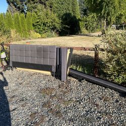 Free King Bed Frame and Carpet Vac