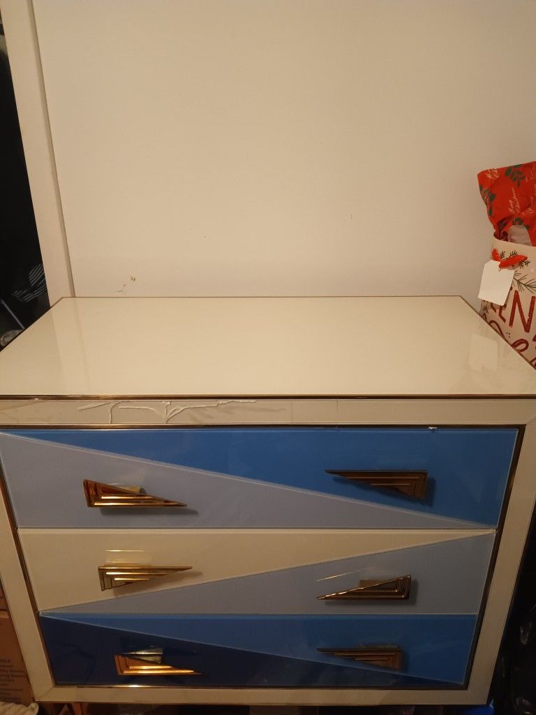 Johnathan Adler Beautiful Storage 3 Drawer Ease Close