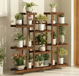 🌱 BRAND NEW XLARGE WOODEN PLANT STAND