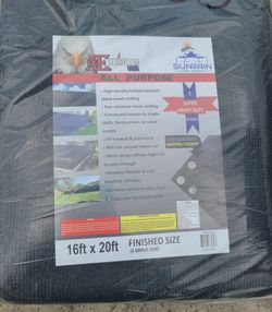 16ft × 20ft Super Heavy Duty Mesh Shade In Black