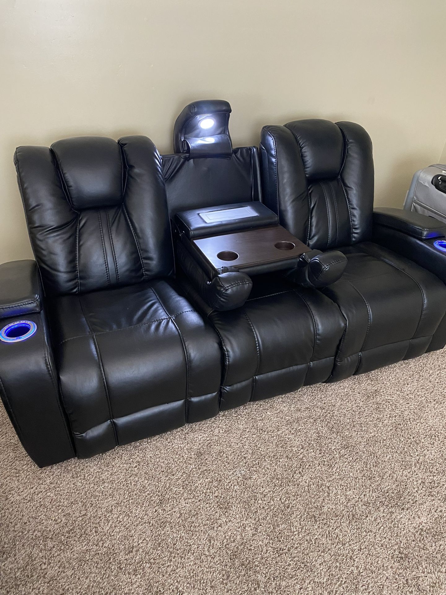 Recliners, Entertainment Center, And Dinning Set