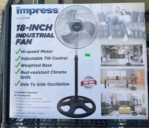Impress 18” industrial metal fan