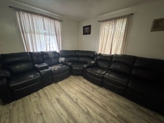 Free black sectional couch