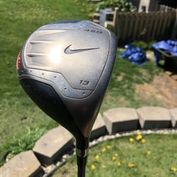NIke Ignite Driver 360 NEW GRAFOLLOY BLUE S SHAFT NEW LAMKIN GRIP