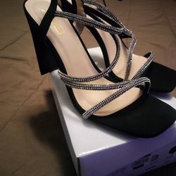 Cozy Fox Rhinestone Heels
