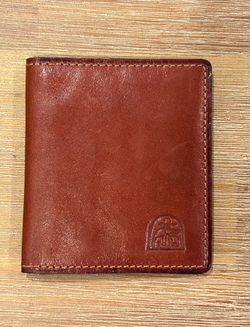 Brown Leather Bifold Wallet