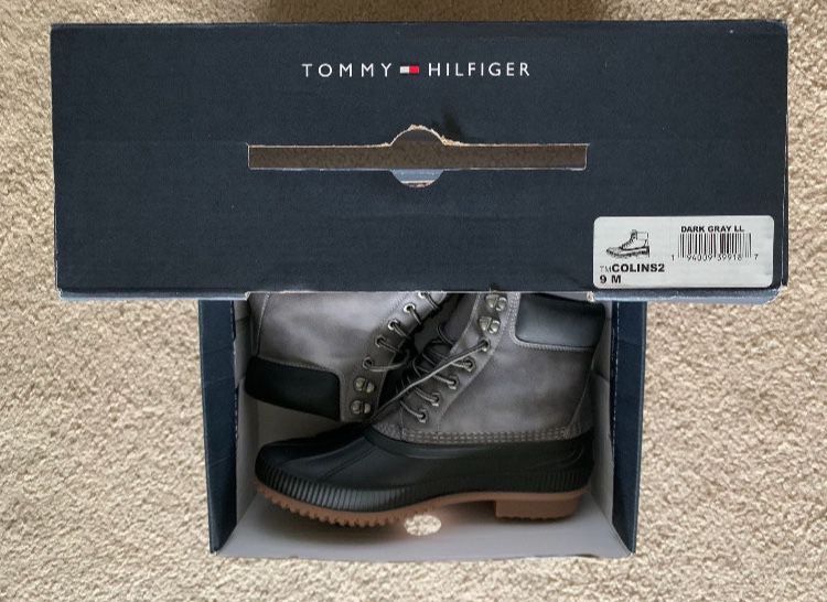 9M Water Proof Snow Rain Boots Brand New Tommy Hilfiger Colins2
