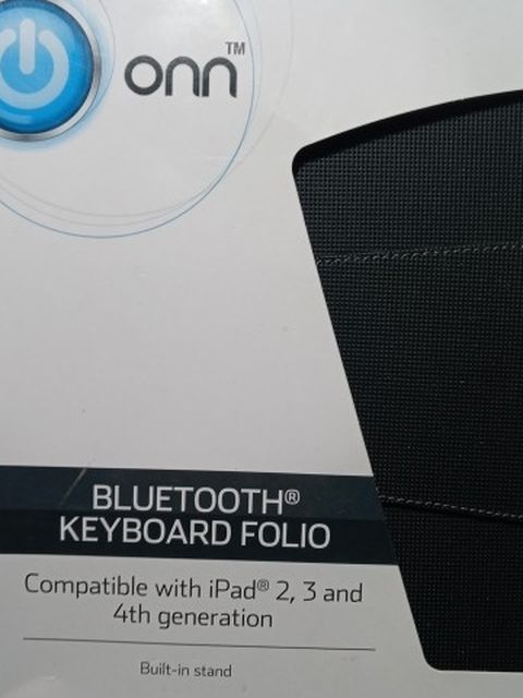 Onn Bluetooth Keyboard Case Apple iPad