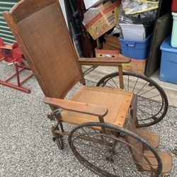 Antique Gendron Wicker Wheelchair Excellent Condition 